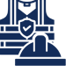 Vest and helmet icon
